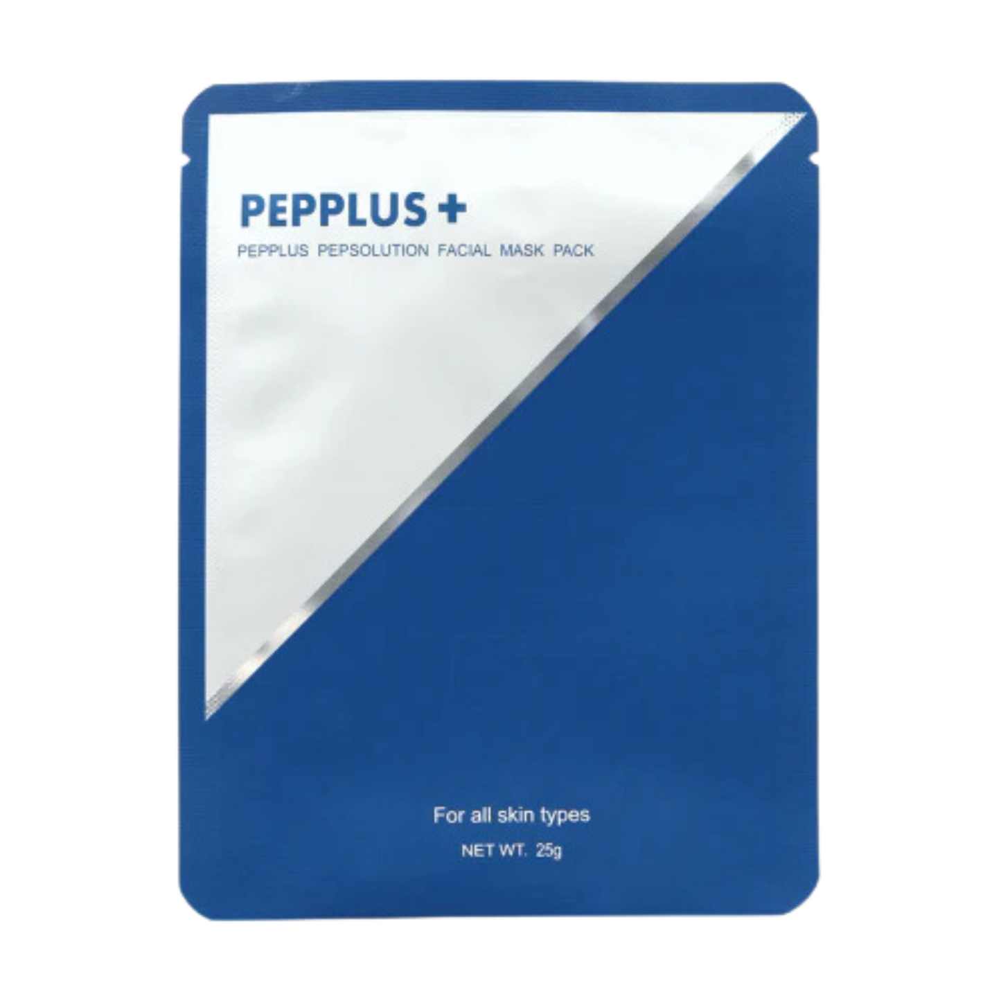 PEPPLUS plátýnková maska s hydratačním, zesvětlujícím a omlazujícím účinkem, 25 g
